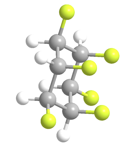 3D Image of all-cis-Hexafluorocyclohexane