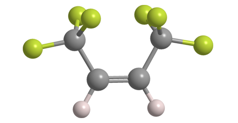3D Image of Hexafluoro-2-butene