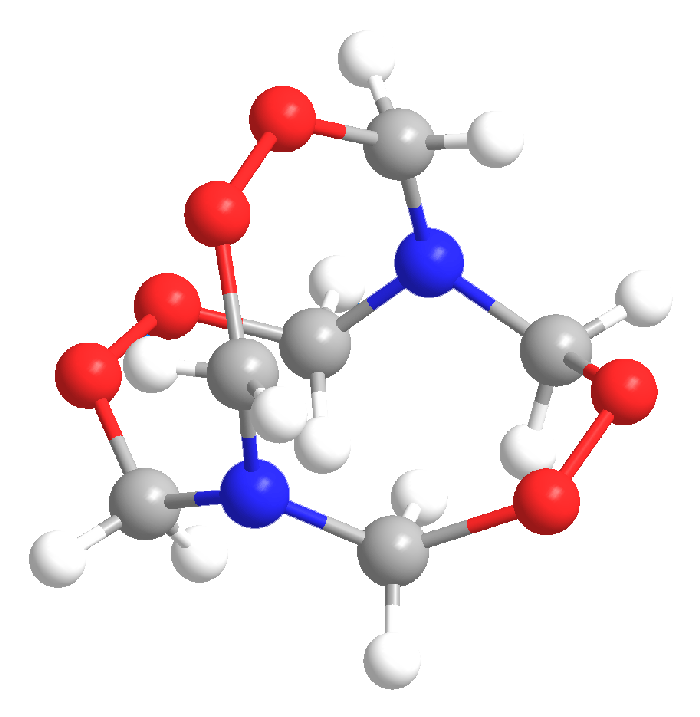 3D Image of Hexamethylene triperoxide diamine