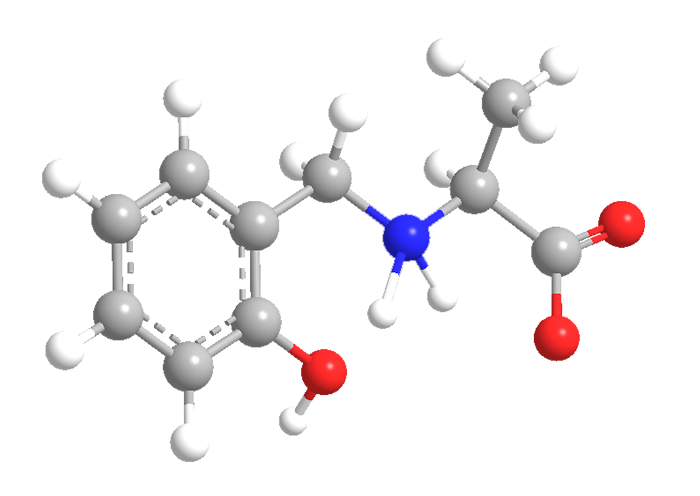 3D Image of 2-Hydroxybenzylalanine (HBA) and 2-hydroxybenzylaminomethylphosphonic acid (HBAMPA)