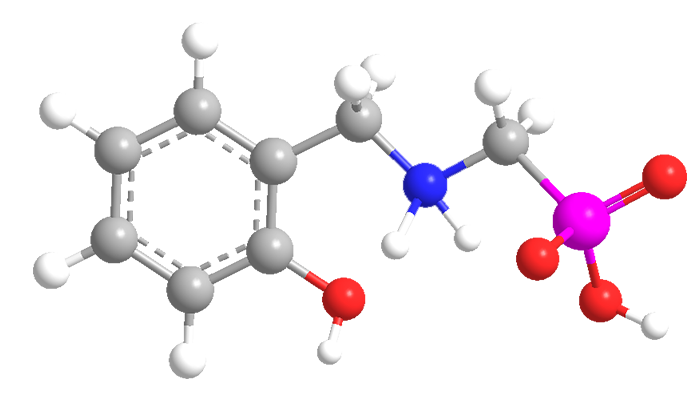 3D Image of 2-Hydroxybenzylalanine (HBA) and 2-hydroxybenzylaminomethylphosphonic acid (HBAMPA)