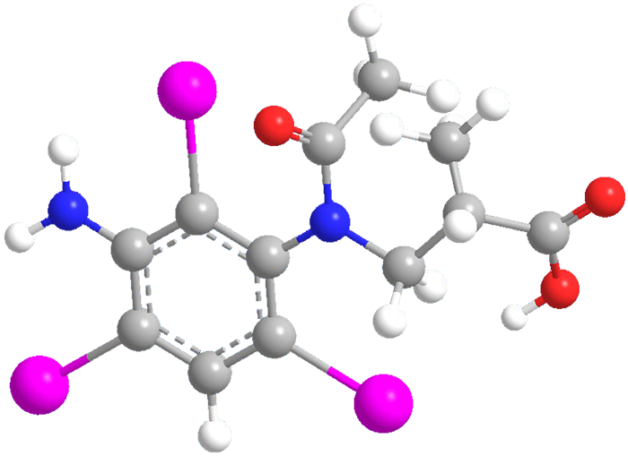 3D Image of Iocetamic acid