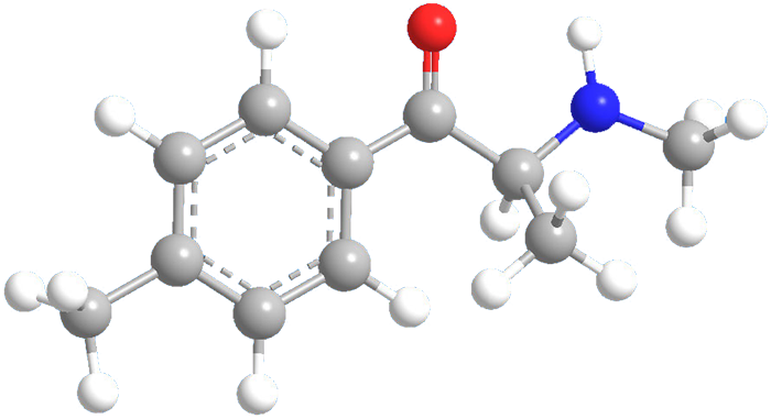 3D Image of Mephedrone and Methylenedioxypyrovalerone