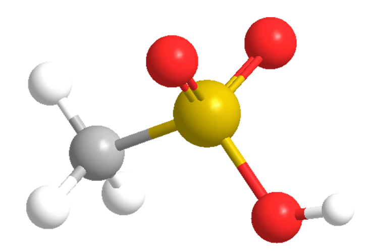 3D Image of Methanesulfonic acid