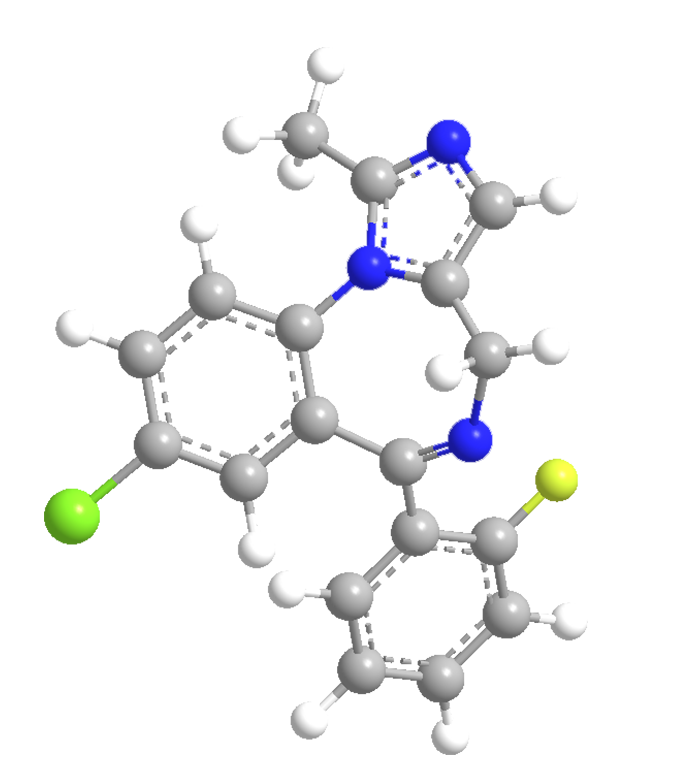 3D Image of Midazolam