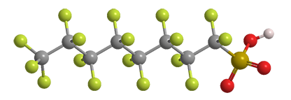 3D Image of Perfluorooctanesulfonic acid