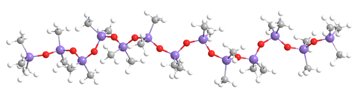 3D Image of Polydimethylsiloxane