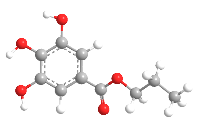3D Image of n-Propyl gallate
