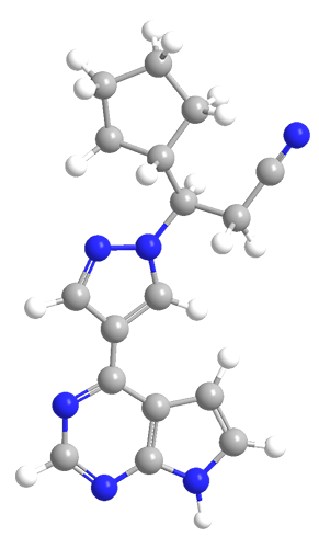 3D Image of Tofacitinib and Ruxolitinib