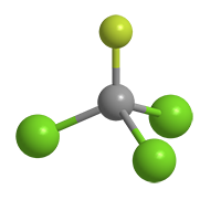 3D Image of Trichlorofluoromethane