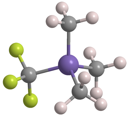 3D Image of Trifluoromethyltrimethylsilane