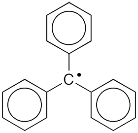 Image of Triphenylmethyl radical