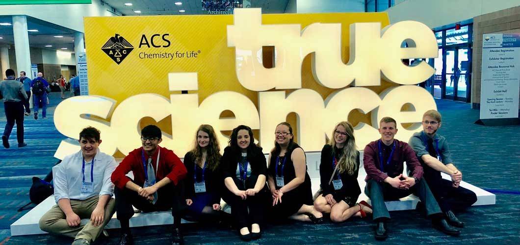 Students from Duquesne University during an ACS National Meeting
